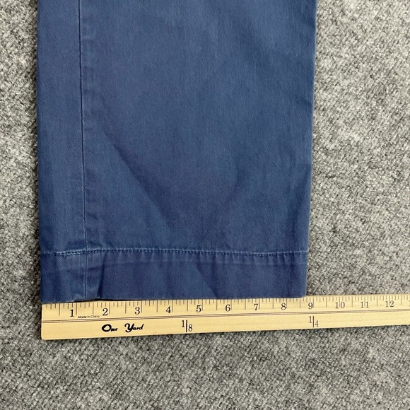 Polo Ralph Lauren Chino Pants Mens size 38x30 Blue Pocket Logo - Picture 6 of 9